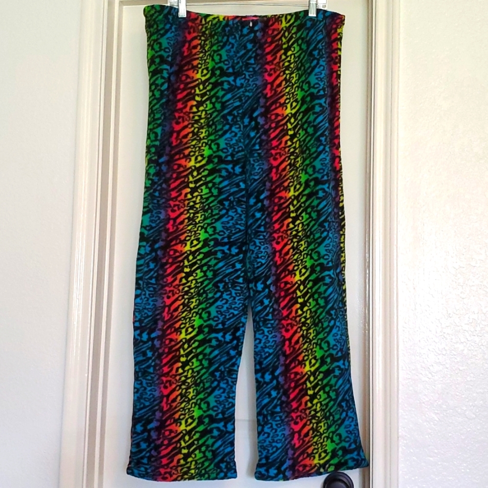 💙💛Fun Rainbow Print Pajama Pants